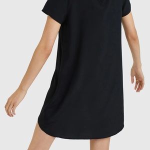 Black Cotton Tunic/Mini Dress